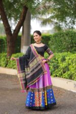 Multi-Color Block Lehenga Choli - Image 5