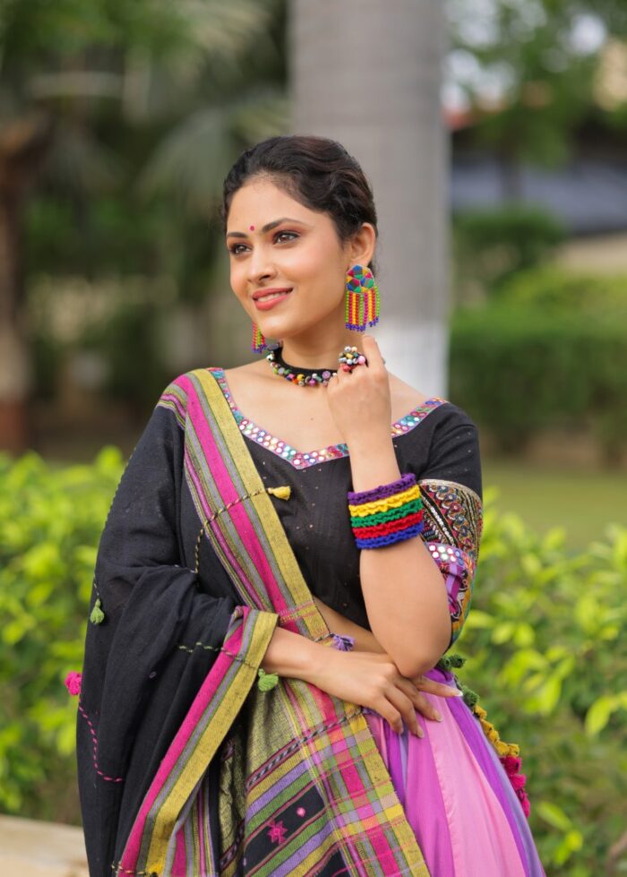Multi-Color Block Lehenga Choli - Image 2