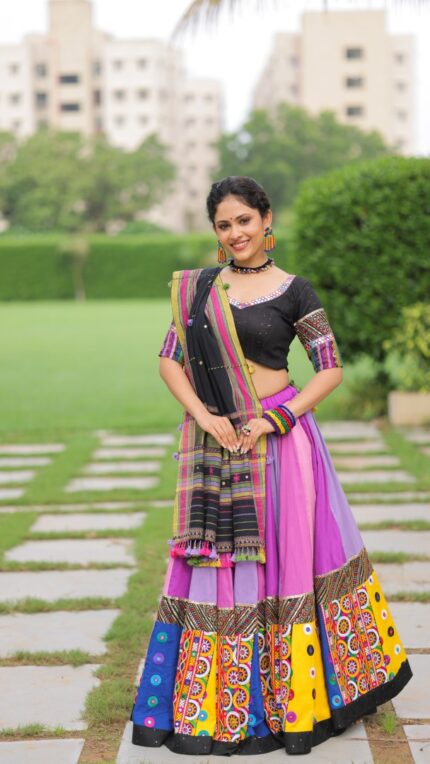 Multi-Color Block Lehenga Choli