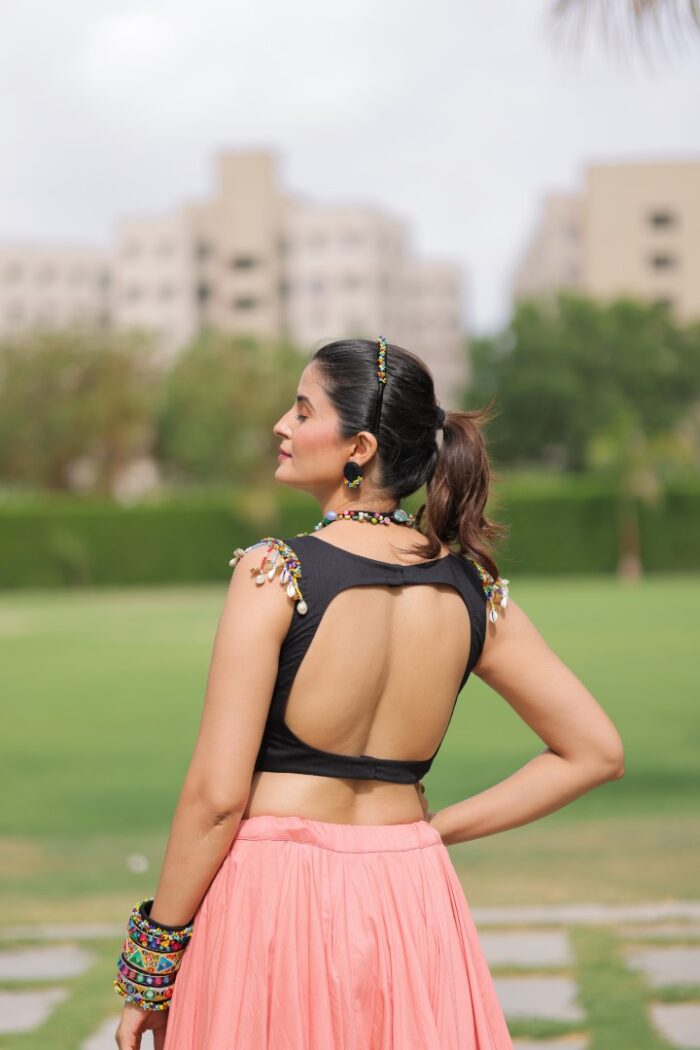 Majestic Black Lehenga Choli - Image 5