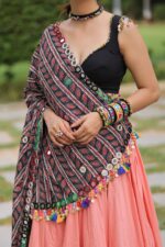 Majestic Black Lehenga Choli - Image 4