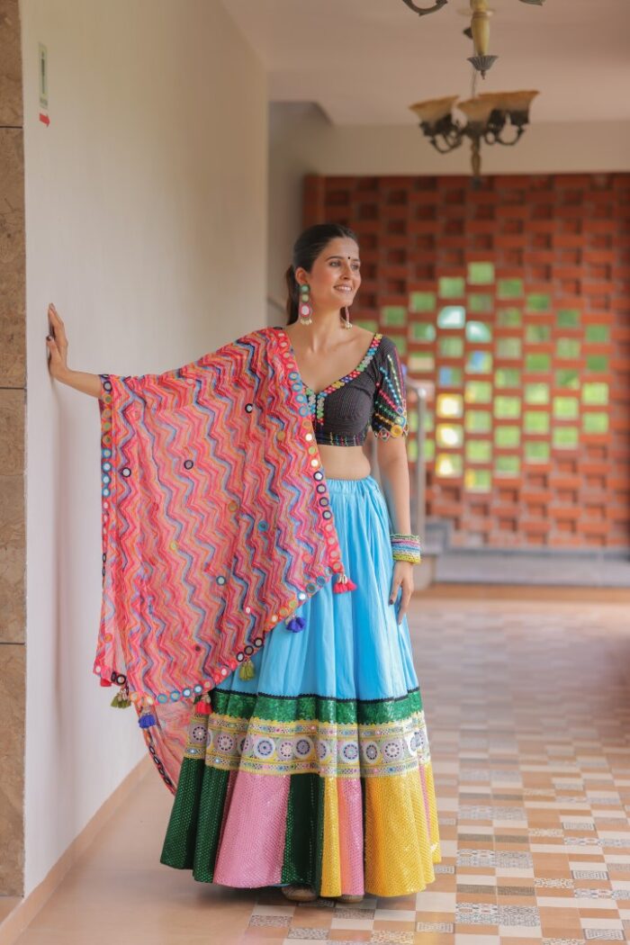 Designer Navratri Special Lehenga & Dupatta Set - Image 1